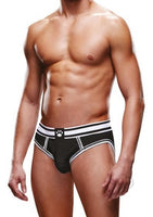 Prowler Black/white Open Brief Lg