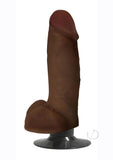 Jock Vibrating Dong W/balls 7 Chocolat