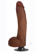 Jock Vibrating Dong W/balls 10 Caramel