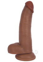 Jock Real Dildo W/balls 8 Caramel(disc)