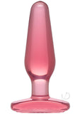 Crystal Jellies Butt Plug Med Pink