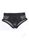 Em Ex Fit Harness Fishnet Xl Black