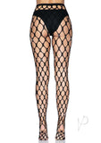 Rhinestone Jumbo Pothole Tights Os Black