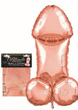 Glitterati 3ft Mylar Balloon Rose Gold