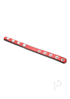 Cg Leather Speed Snap Cockring Red