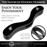 The Enforcer Black Wooden Humbler