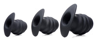 Hive Ass Tunnel Silicone Ribbed Hollow Anal Plug
