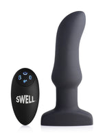 Worlds First Remote Control Inflatable 10x Vibrating Curved Silicone Anal Plug