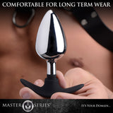 Dark Invader Metal And Silicone Anal Plug