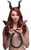 Devil Tail Anal Plug And Horns Set