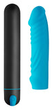 Xl Silicone Bullet And Ribbed Sleeve