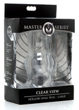 Clear View Hollow Anal Plug