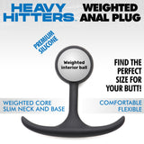 Premium Silicone Weighted Anal Plug - Medium
