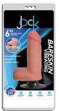 Jock Light Bareskin Vibrating Dildo With Balls