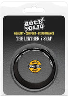 Rock Solid The Leather 5 Snap Black