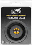 Rock Solid The Silicone Collar Md Black
