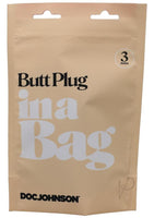In A Bag Anal Plug 3in Black