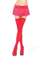 Nylon Over The Knee Os Red