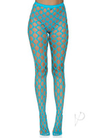 Jumbo Pothole Net Tights Os Neon Blue