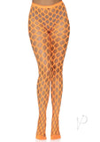Jumbo Pothole Net Tights Os Neon Orange