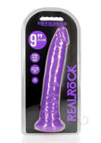 Realrock Slim Dildo 9 Gitd Purple