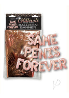 Glitterati Same Penis Balloon Banner
