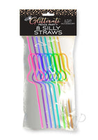 Glitterati Silly Penis Straws 8pc