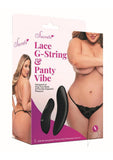 Secret Lace Gstring Panty Vibe Q/s Black