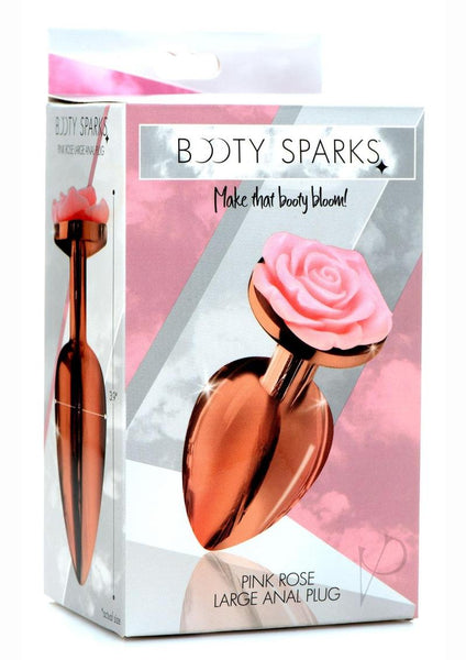 Booty Sparks Anal Plug Lg Pnk/rose Gld