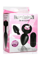 Booty Sparks Pink Gem Plug W/remote Sm