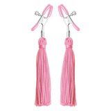 Tickle Me Pink Nipple Clamp Tassels