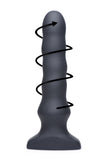 Silicone Vibrating And Squirming Plug With Remote Control
