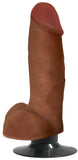 Jock Dark Bareskin Vibrating Dildo With Balls